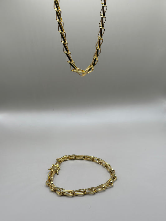 Corrente Tijolinho X 7mm