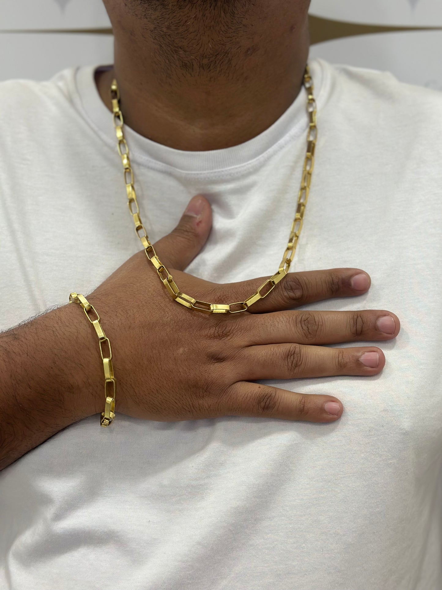 Corrente Tijolinho 10mm