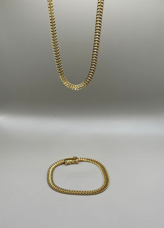 Corrente Pitbull duplo 5mm