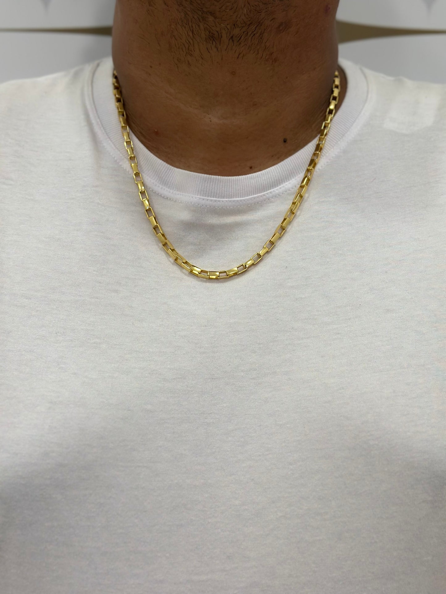 Corrente Tijolinho Curto 8mm