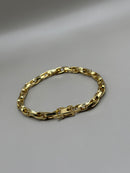Pulseira Tijolinho duplo 7mm