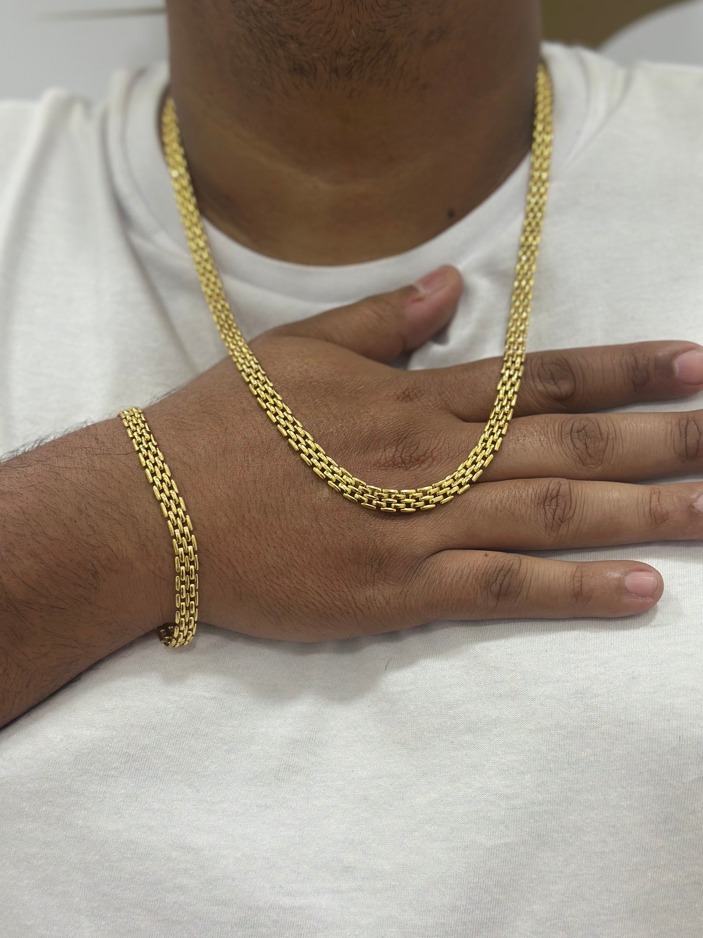 Pulseira Elo Americano 8mm