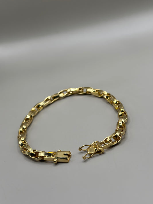 Pulseira Tijolinho duplo 7mm