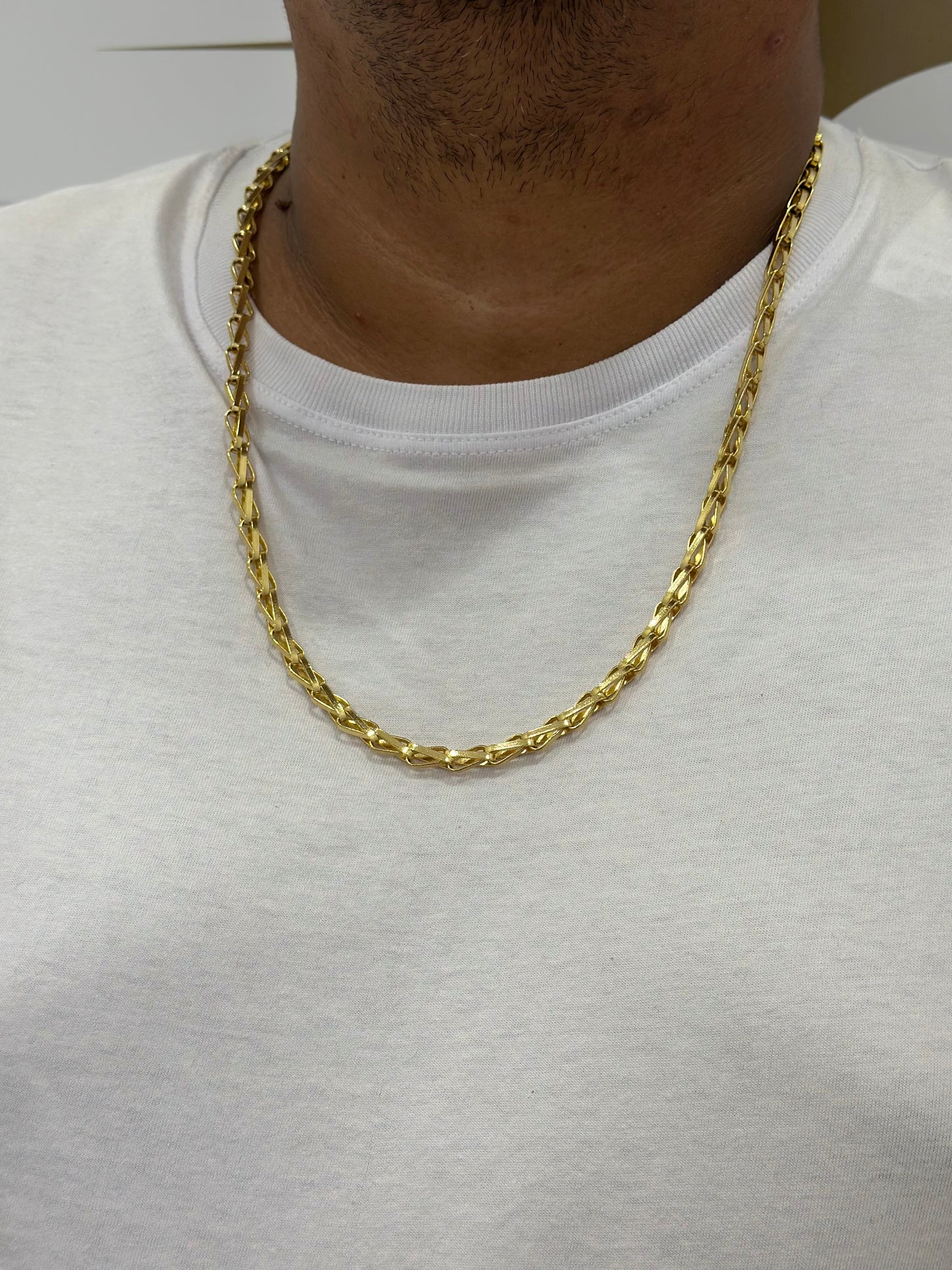 Corrente Tijolinho X 7mm