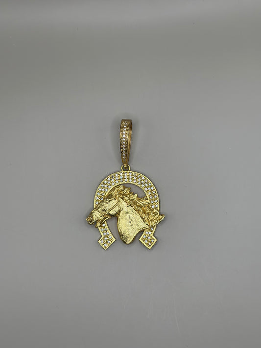 Pingente Ferradura cravejado